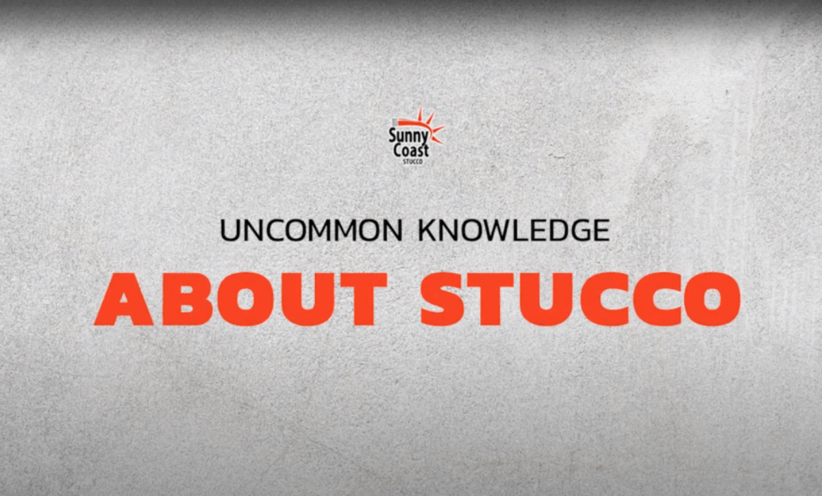 Uncommon Knowledge About Stucco