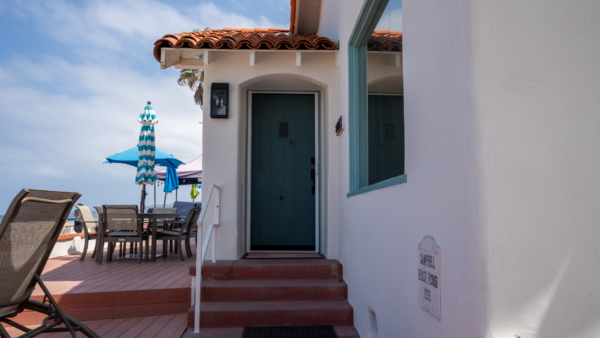 Newly completed stucco exterior San Diego home