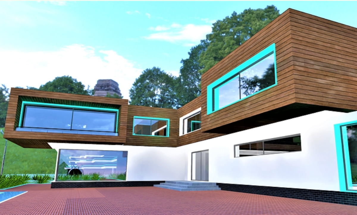 Mildew-Resistant Stucco house